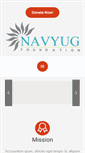 Mobile Screenshot of navyugfoundation.org